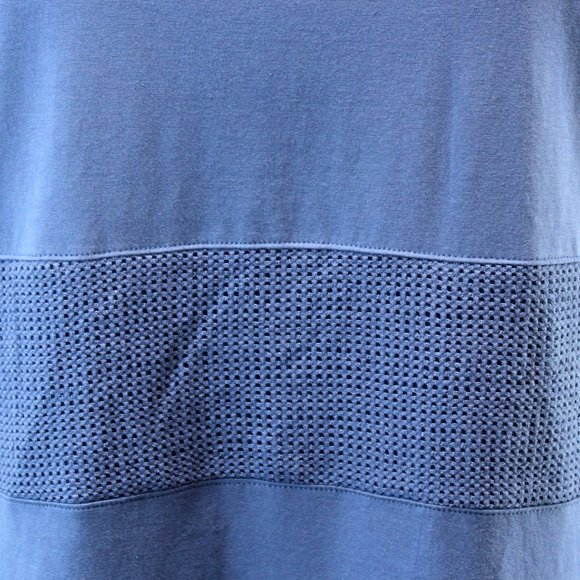 CJ BANKS Blue Top Blouse 1X - Picture 5 of 8